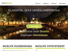 Tablet Screenshot of nicelife.fi